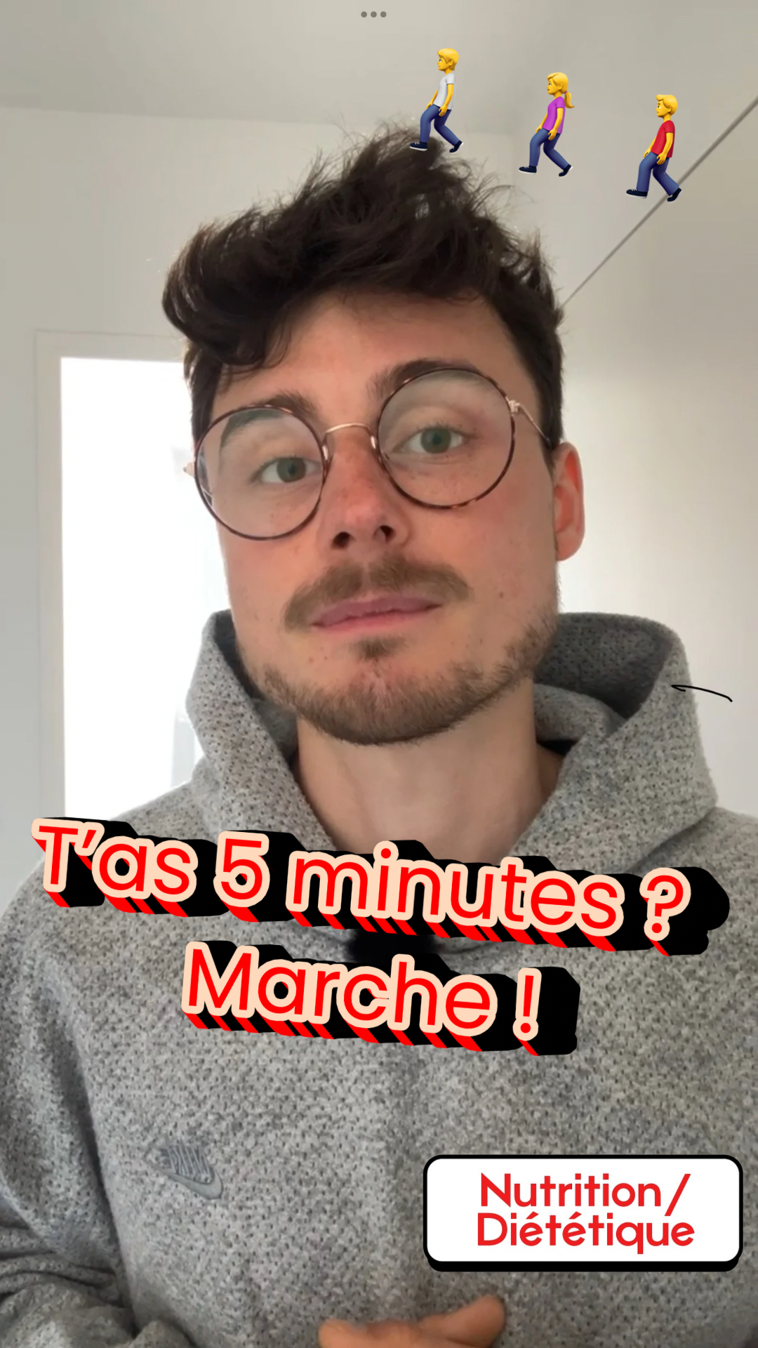T’as 5 minutes ? Marche !
