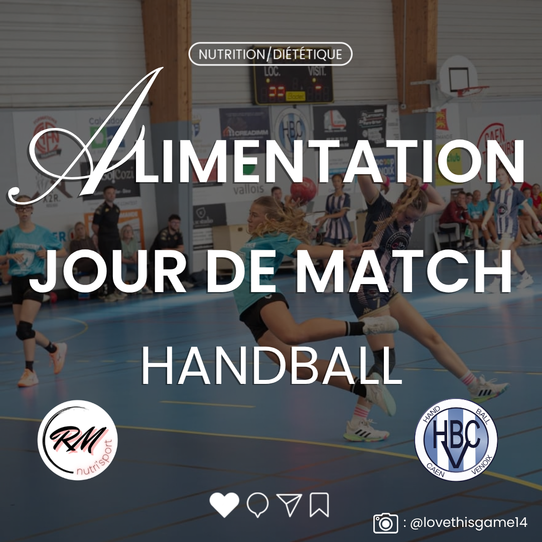 Diététique du sport : Alimentation jour de match – HANDBALL